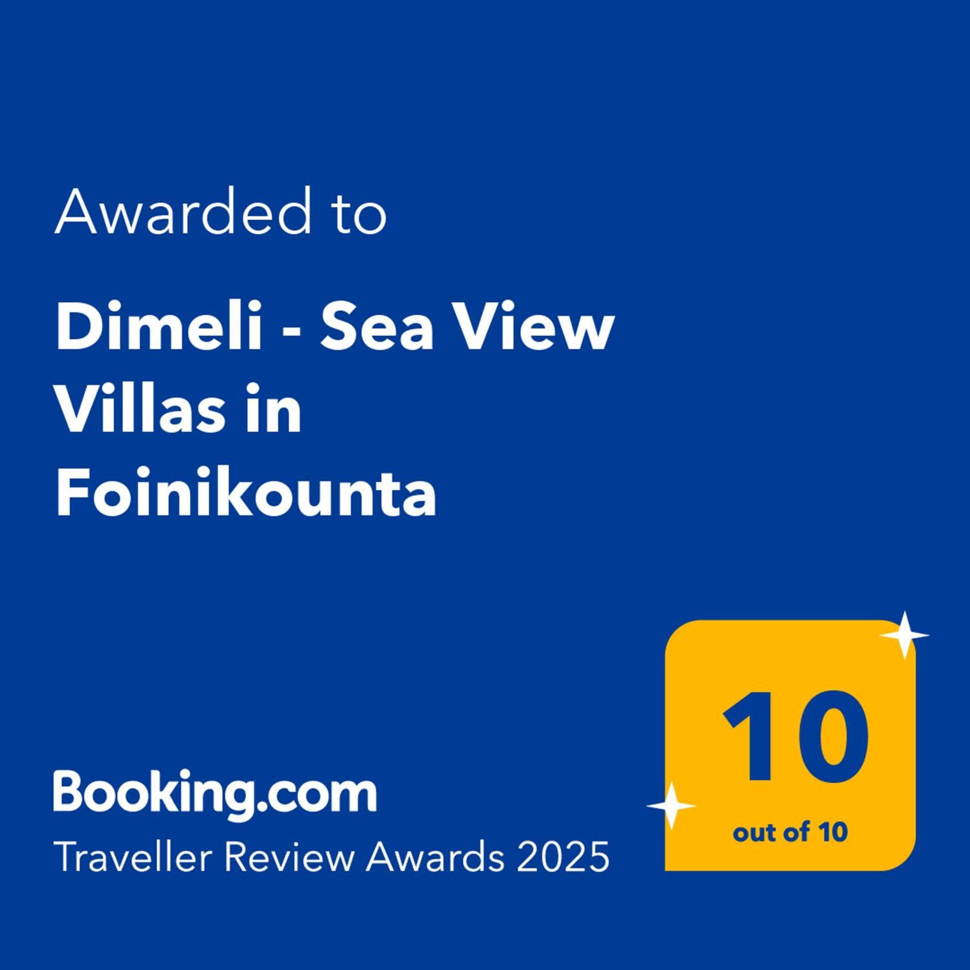 פיניקונטה Dimeli - Sea View Villas In Foinikounta מראה חיצוני תמונה